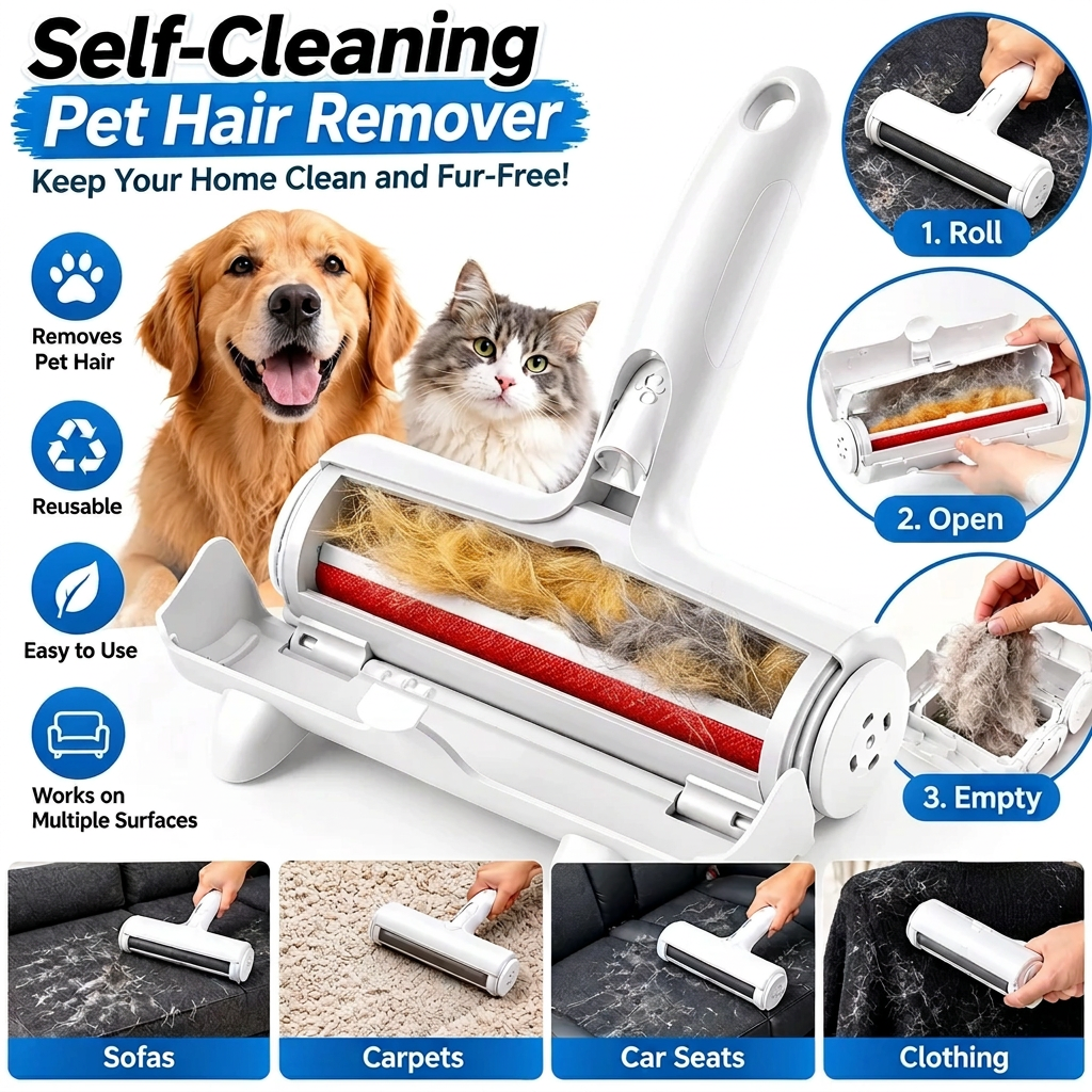 FurFree Home™ Self-Cleaning Pet Brush