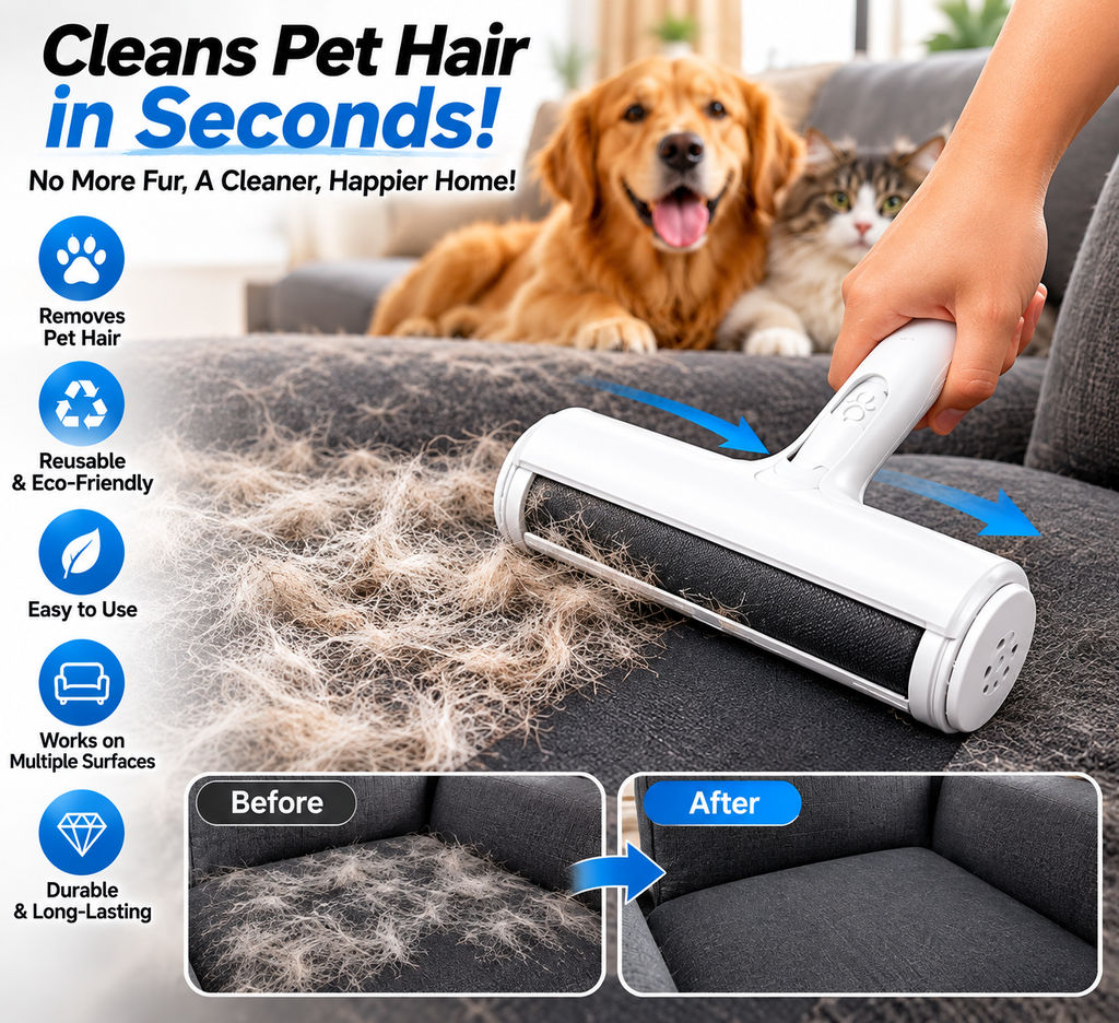 FurFree Home™ Self-Cleaning Pet Brush